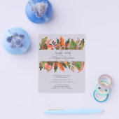 HERFSTBLADEREN Bruiloft Budget Flyer (Enkel)