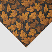 Herfstbladeren bruin en Sinaasappel bladeren Tissuepapier (Detail)