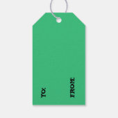 Herfstbladeren Cadeaulabel (Achterkant)