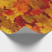 Herfstbladeren cadeaupapier (Hoek)