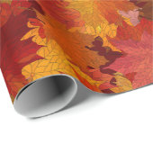 Herfstbladeren cadeaupapier (Rol Hoek)