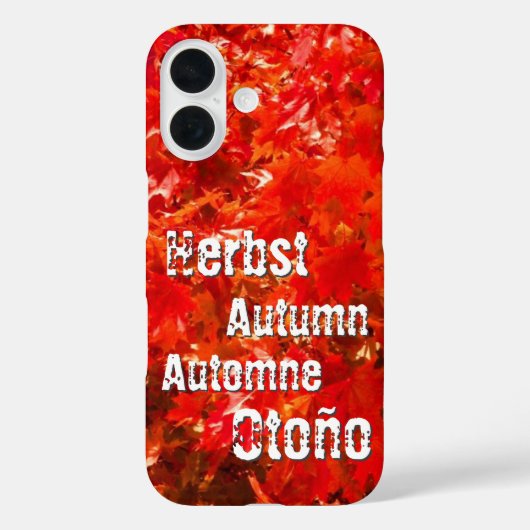 Herfstbladeren Case-Mate iPhone Case (Achterkant)