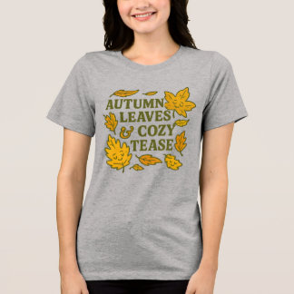 Herfstbladeren & Cozy Tease T-Shirt | Schattige he