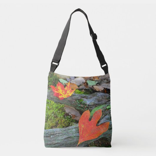 Herfstbladeren Crossbody Tas (Voorkant)