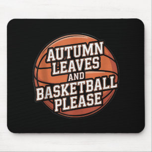 Herfstbladeren en basketbal alsjeblieft Herfst Lov Muismat