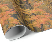 Herfstbladeren en bomen cadeaupapier (Rol Hoek)