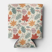 herfstbladeren en eikels blikjeskoeler (Voorkant)