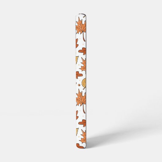 Herfstbladeren en eikels patroon samsung galaxy hoesje (Linkerkant)