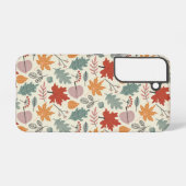  herfstbladeren en eikels samsung galaxy hoesje (Achterkant horizontaal)