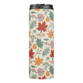 herfstbladeren en eikels thermosbeker (Achterkant)