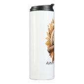 Herfstbladeren en luiheid alsjeblieft thermosbeker (Gedraaid links)