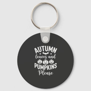 Herfstbladeren en pompoenen alstublieft_1 sleutelhanger