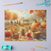 Herfstbladeren en pompoenen Decoupage Tissuepapier (Craft)