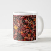 Herfstbladeren  extra grote beker (Voorkant rechts)