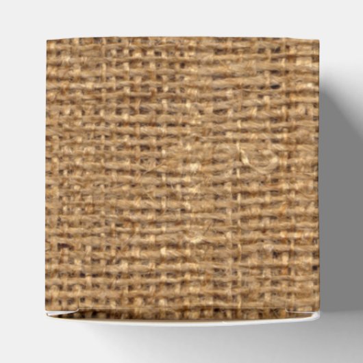 Herfstbladeren, FAUX Burlap Favor Box - Blauw Bedankdoosjes (Bovenkant)