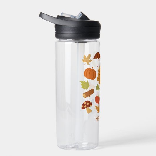 Herfstbladeren Geniet van het kleurrijke seizoen Waterfles (Rechts)