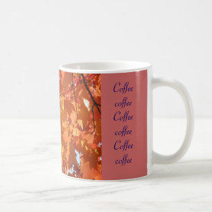 Herfstbladeren Goede koffie kop mokken cadeaus