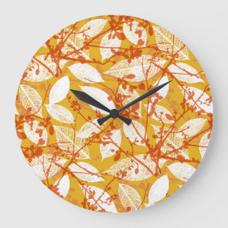 Herfstbladeren: Golden Repeat Grote Klok