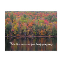 herfstbladeren Herfst kleur scène Briefkaart