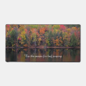 Herfstbladeren Herfst Kleurenscène Bureaumat (Voorkant)