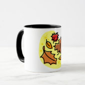 Herfstbladeren Herfst kleurrijke seizoensgebonden Mok (Voorkant links)