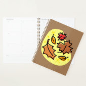 Herfstbladeren Herfst kleurrijke seizoensgebonden  Planner (Display)