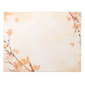 Herfstbladeren Herfst Notitieblok (Voorkant)