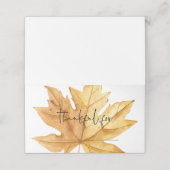 Herfstbladeren Herfst Thanksgiving Friendsgiving (Buitenkant ongevouwen)