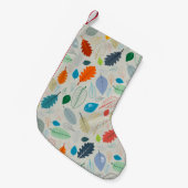  herfstbladeren illustratiepatroon kleine kerstsok (Voorkant (Hangend))