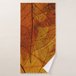 herfstbladeren in de detailherfst , achtergrond ,  badhanddoek