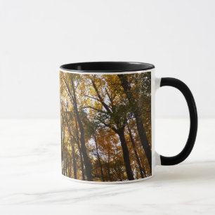 Herfstbladeren in de Morning Maryland Natuur Mok