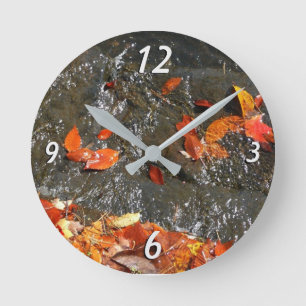 Herfstbladeren in Waterval I Herfst Fotografie Ronde Klok