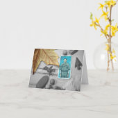 herfstbladeren kaart (Gele Bloem)