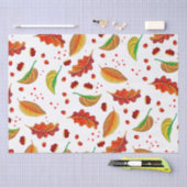 Herfstbladeren Kastanjes Herfst Sinaasappel Decoup Tissuepapier (Craft)