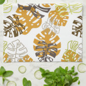 herfstbladeren keukenhanddoek (Gevouwen)