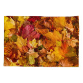 Herfstbladeren: kleurrijke naadloze array. kussensloop (Achterkant)