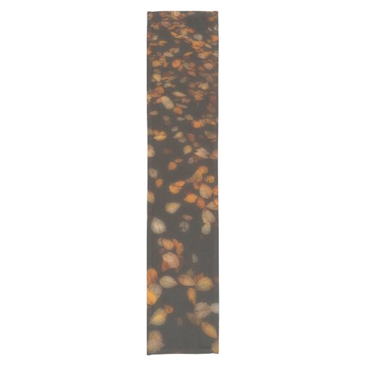 herfstbladeren korte tafelloper (Voorkant)