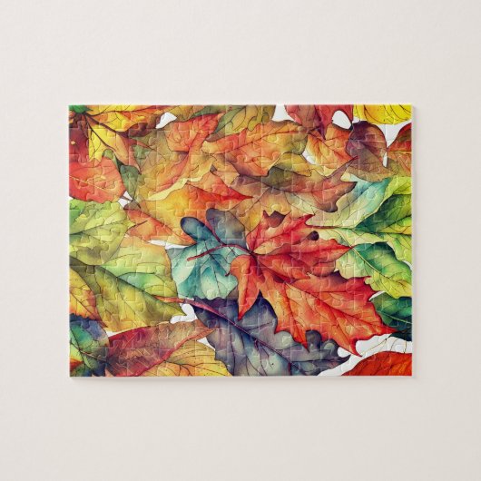 Herfstbladeren Legpuzzel (Horizontaal)