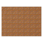 Herfstbladeren met gloed op aangepaste kleur tafelkleed (Voorkant (Horizontaal))