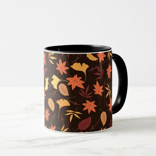 Herfstbladeren Mok (Voorkant rechts)