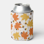 Herfstbladeren,  naadloos design. blikjeskoeler (Blikje Voorkant)