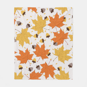 Herfstbladeren,  naadloos design. fleece deken
