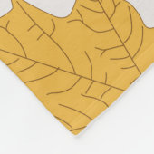 Herfstbladeren, naadloos design. fleece deken (Hoek)