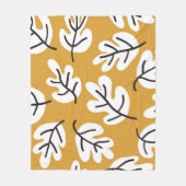 Herfstbladeren naadloos patroon fleece deken (Voorkant)
