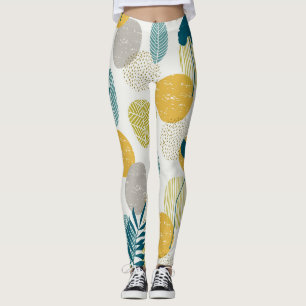 Herfstbladeren,  naadloos patroon. leggings