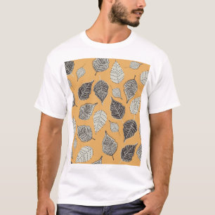 Herfstbladeren, naadloos patroon. t-shirt