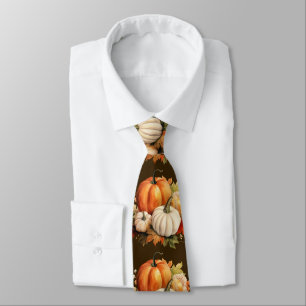 Herfstbladeren Necktie – Waterverf Herfst Mode Stropdas