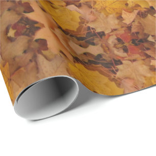 HERFSTBLADEREN PATROON CADEAUPAPIER
