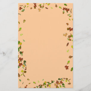 HERFSTBLADEREN ,Perzik Briefpapier