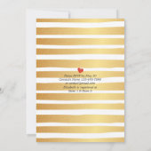 Herfstbladeren Pompoen Brunch Bruisende Bruidsmeis Kaart (Achterkant)